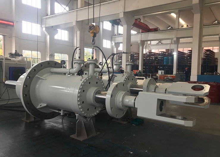 大藤峽電站水輪機接力器，單機容量20萬千瓦
